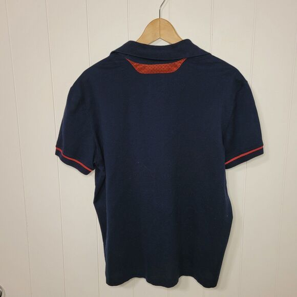 Ferrari Prima Made in Italy Navy Short Sleeve Polo Shirt Mens Size XL - Picture 6 of 11